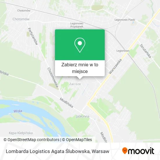 Mapa Lombarda Logistics Agata Ślubowska