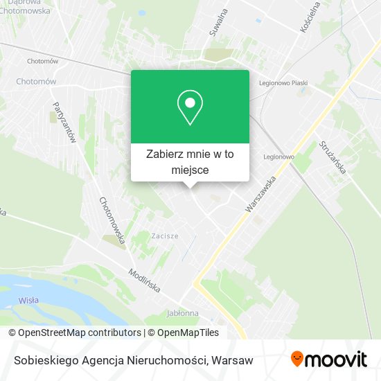 Mapa Sobieskiego Agencja Nieruchomości