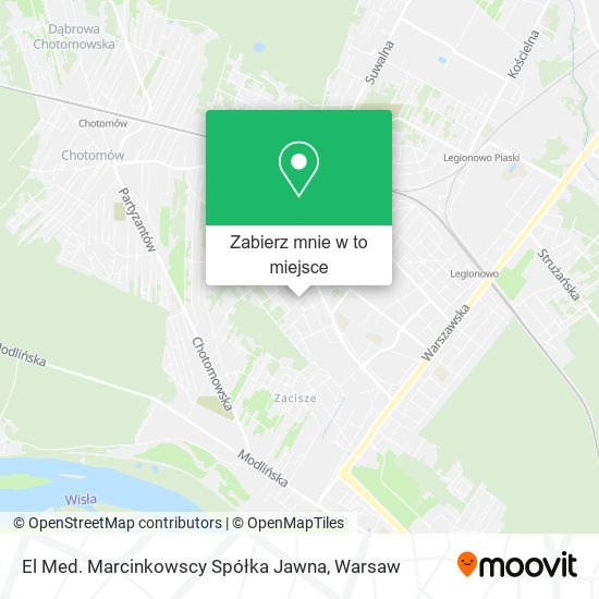 Mapa El Med. Marcinkowscy Spółka Jawna