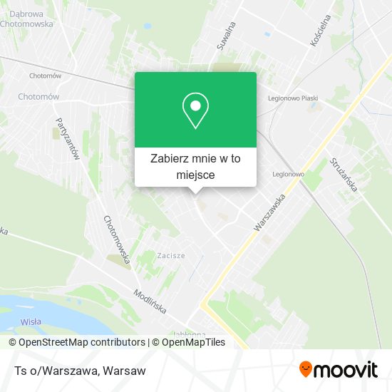 Mapa Ts o/Warszawa