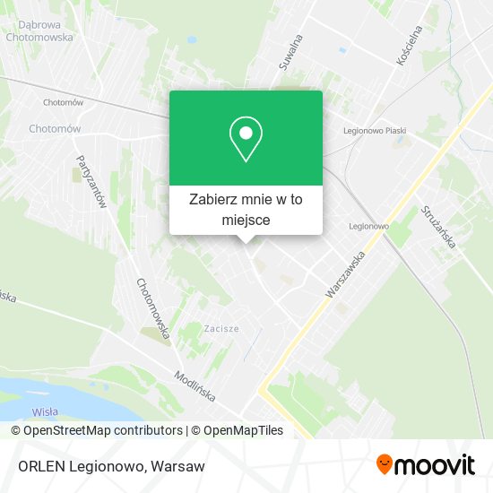 Mapa ORLEN Legionowo