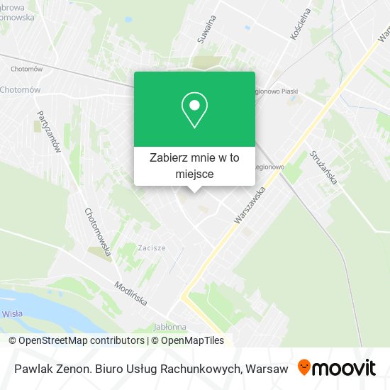 Mapa Pawlak Zenon. Biuro Usług Rachunkowych