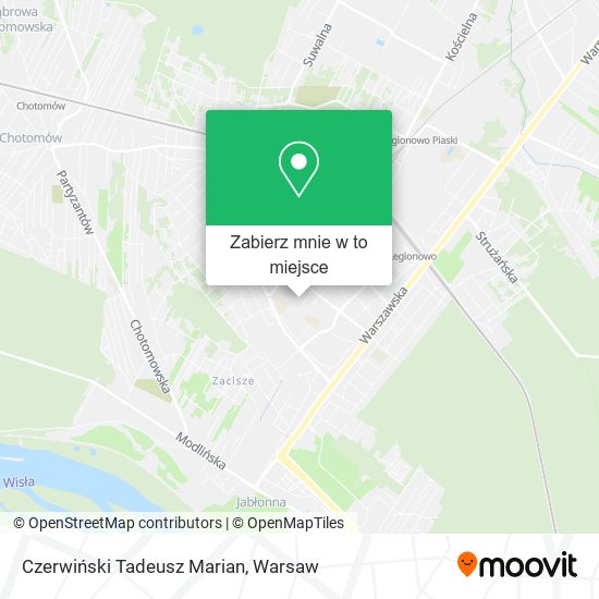 Mapa Czerwiński Tadeusz Marian