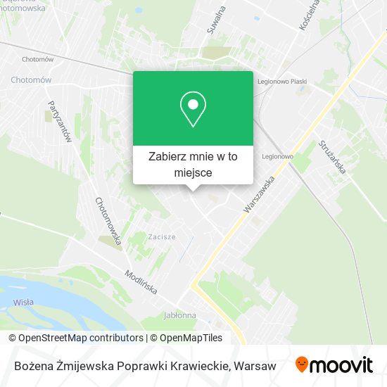 Mapa Bożena Żmijewska Poprawki Krawieckie