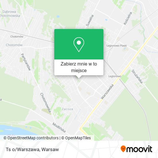 Mapa Ts o/Warszawa