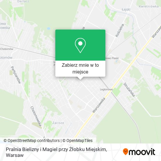 Mapa Pralnia Bielizny i Magiel przy Żłobku Miejskim