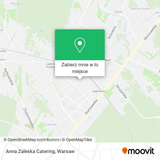 Mapa Anna Zaleska Catering