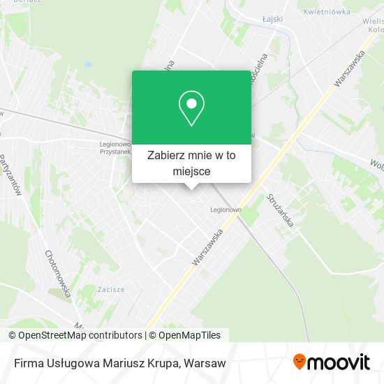 Mapa Firma Usługowa Mariusz Krupa