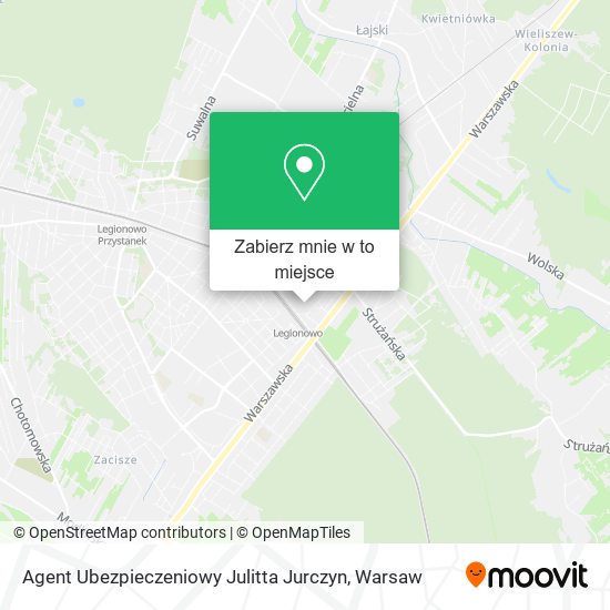 Mapa Agent Ubezpieczeniowy Julitta Jurczyn