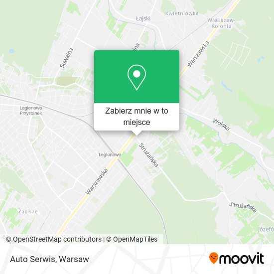 Mapa Auto Serwis