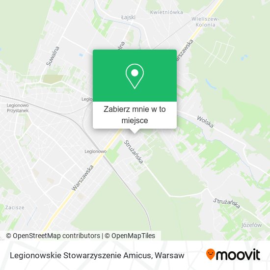 Mapa Legionowskie Stowarzyszenie Amicus