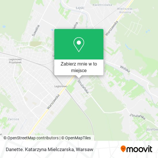 Mapa Danette. Katarzyna Mielczarska