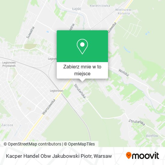 Mapa Kacper Handel Obw Jakubowski Piotr