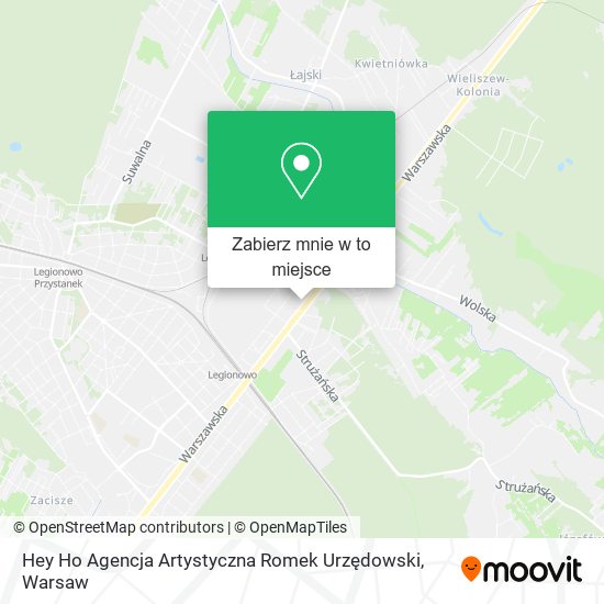 Mapa Hey Ho Agencja Artystyczna Romek Urzędowski