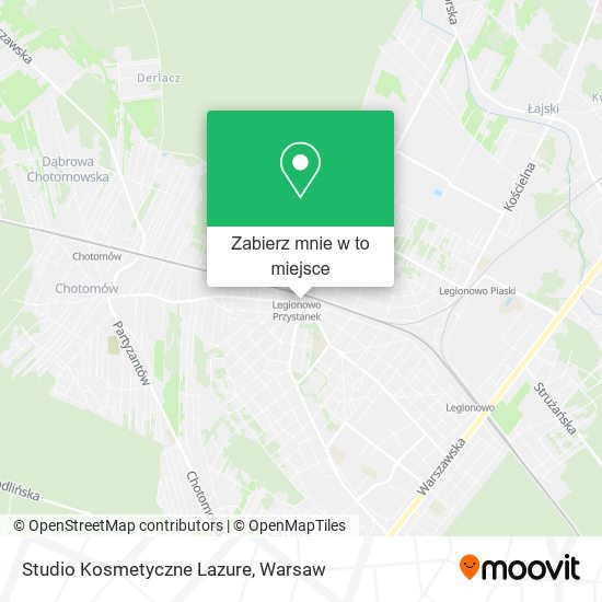 Mapa Studio Kosmetyczne Lazure