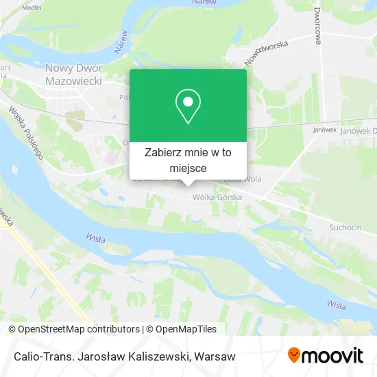 Mapa Calio-Trans. Jarosław Kaliszewski