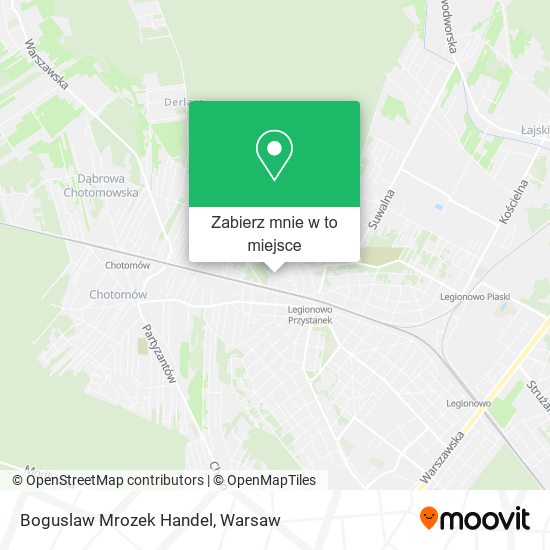 Mapa Boguslaw Mrozek Handel