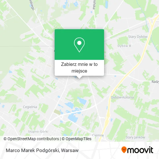Mapa Marco Marek Podgórski