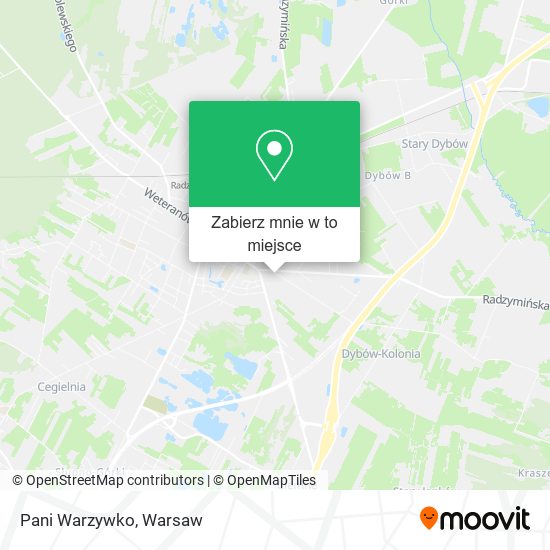 Mapa Pani Warzywko