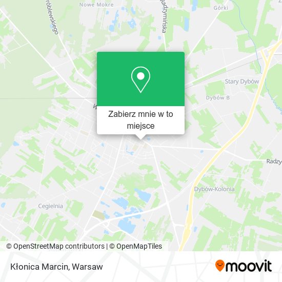 Mapa Kłonica Marcin