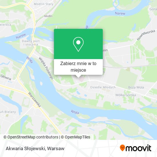 Mapa Akwaria Słojewski