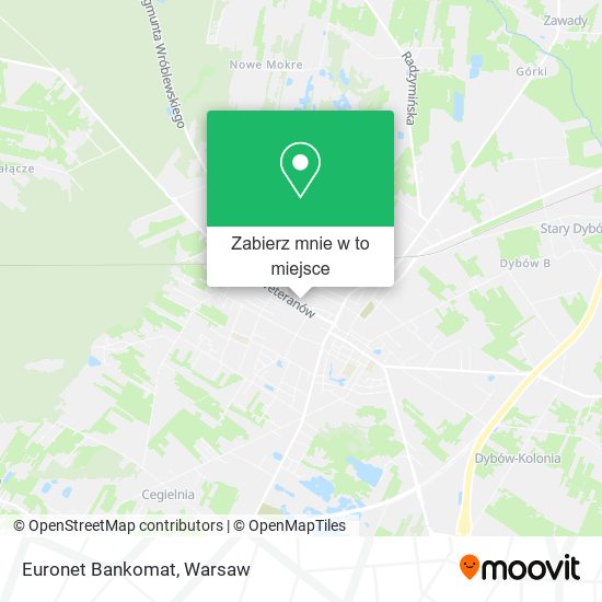 Mapa Euronet Bankomat