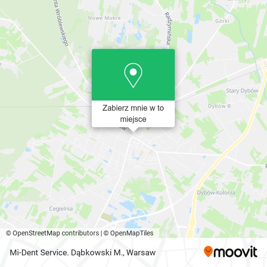 Mapa Mi-Dent Service. Dąbkowski M.