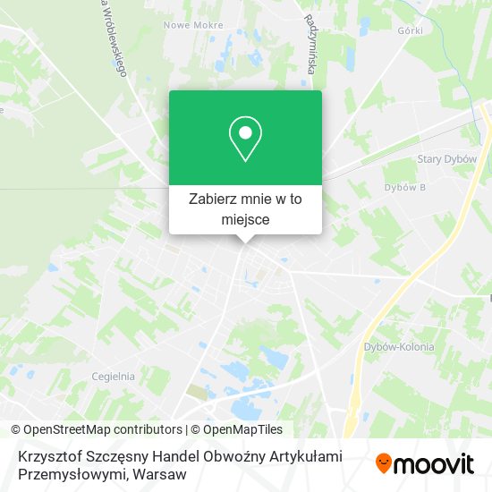 Mapa Krzysztof Szczęsny Handel Obwoźny Artykułami Przemysłowymi