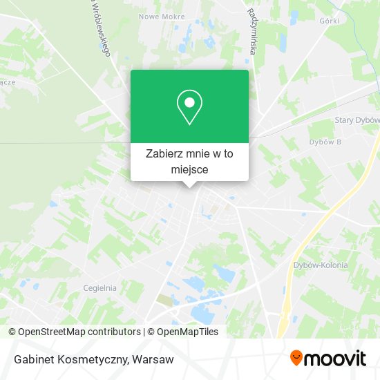 Mapa Gabinet Kosmetyczny