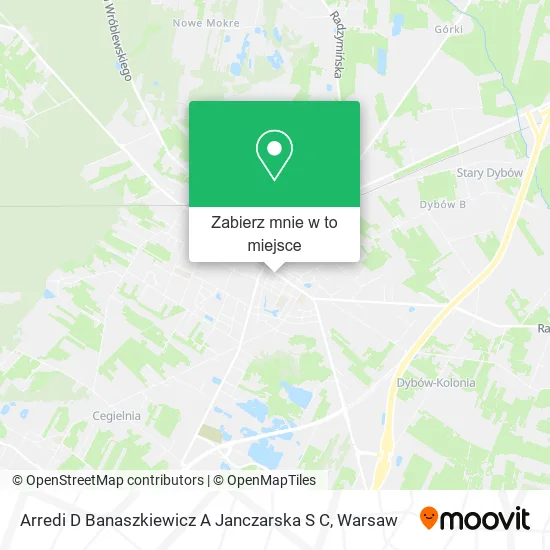 Mapa Arredi D Banaszkiewicz A Janczarska S C