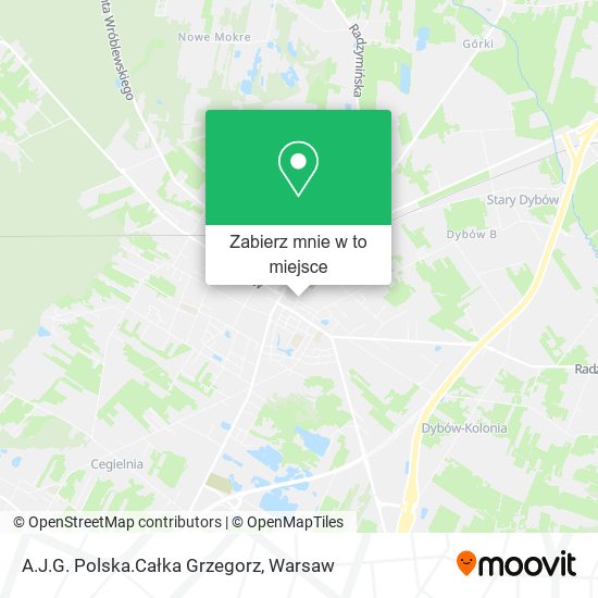 Mapa A.J.G. Polska.Całka Grzegorz