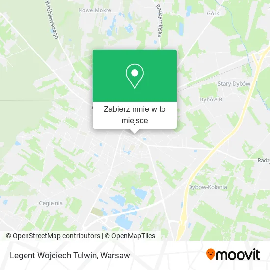 Mapa Legent Wojciech Tulwin