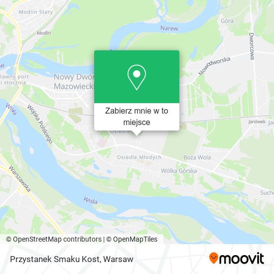 Mapa Przystanek Smaku Kost