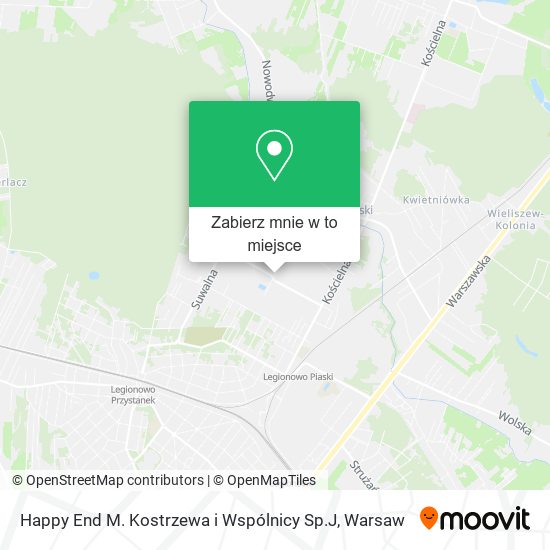 Mapa Happy End M. Kostrzewa i Wspólnicy Sp.J