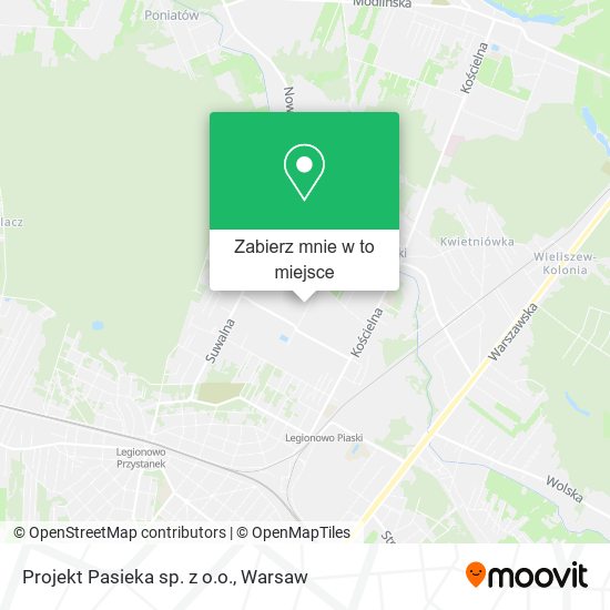 Mapa Projekt Pasieka sp. z o.o.