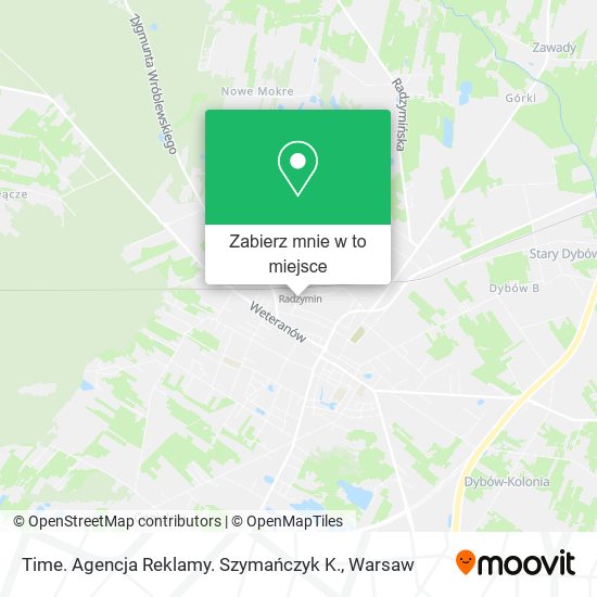 Mapa Time. Agencja Reklamy. Szymańczyk K.