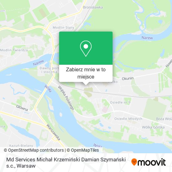 Mapa Md Services Michał Krzemiński Damian Szymański s.c.