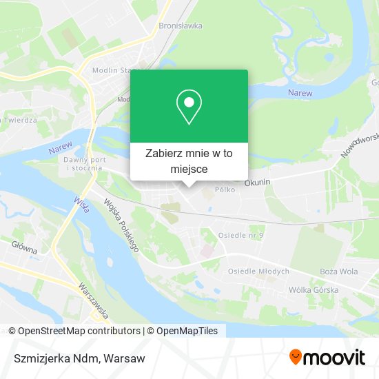 Mapa Szmizjerka Ndm