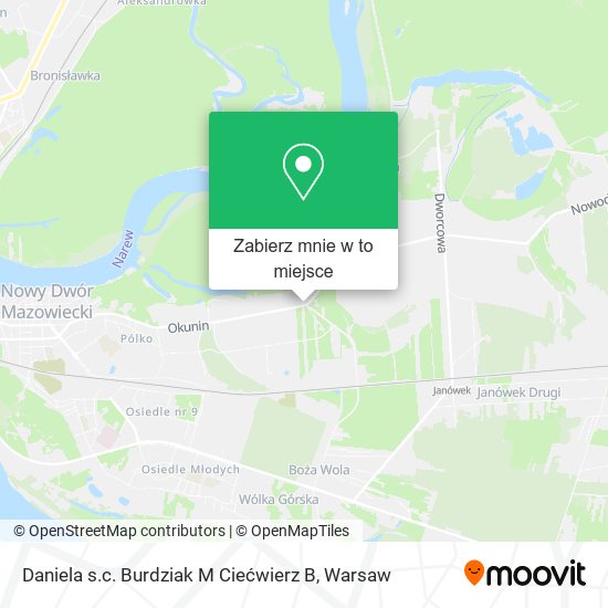Mapa Daniela s.c. Burdziak M Ciećwierz B