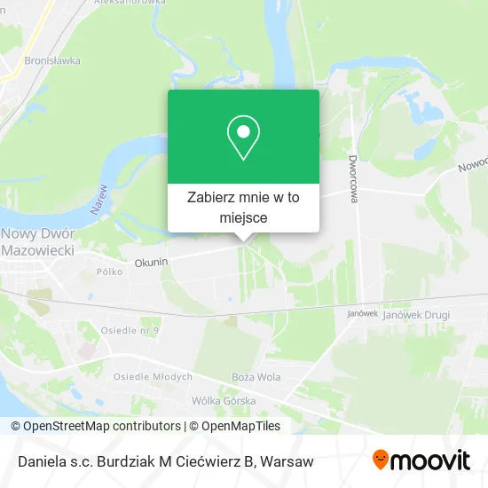Mapa Daniela s.c. Burdziak M Ciećwierz B