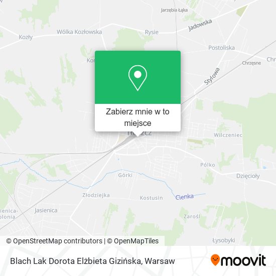 Mapa Blach Lak Dorota Elżbieta Gizińska