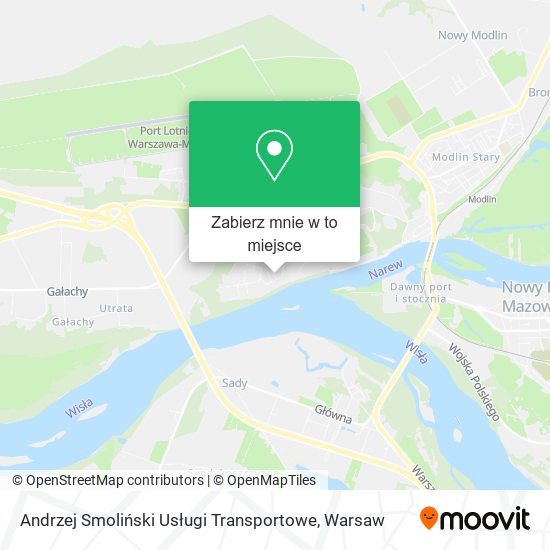 Mapa Andrzej Smoliński Usługi Transportowe