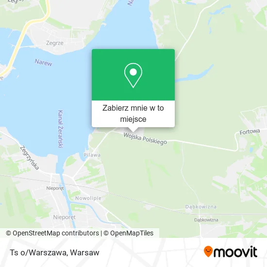 Mapa Ts o/Warszawa
