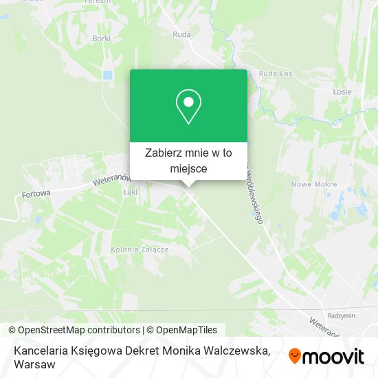 Mapa Kancelaria Księgowa Dekret Monika Walczewska