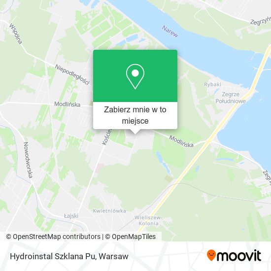 Mapa Hydroinstal Szklana Pu