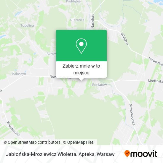 Mapa Jabłońska-Mroziewicz Wioletta. Apteka