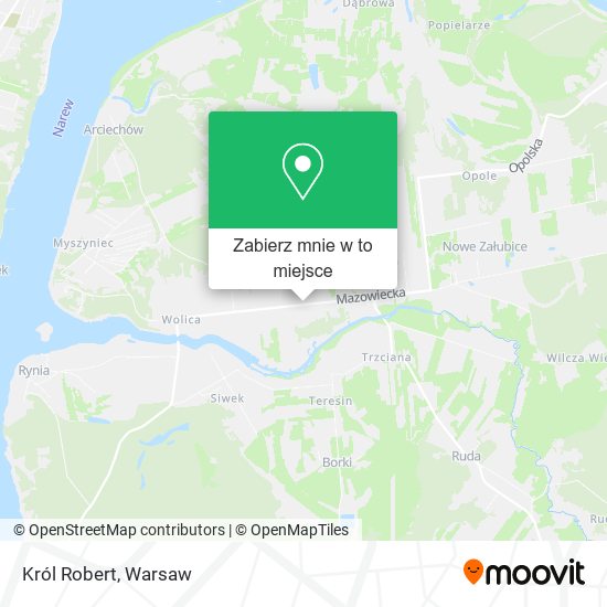 Mapa Król Robert