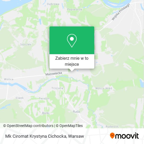 Mapa Mk Ciromat Krystyna Cichocka