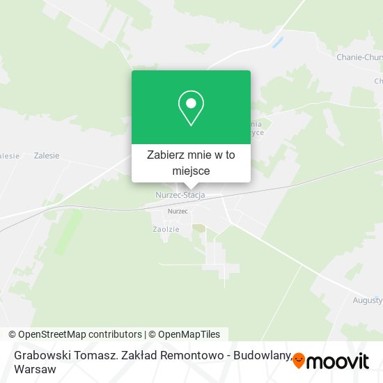 Mapa Grabowski Tomasz. Zakład Remontowo - Budowlany