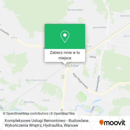 Mapa Kompleksowe Usługi Remontowo - Budowlane. Wykończenia Wnętrz, Hydraulika